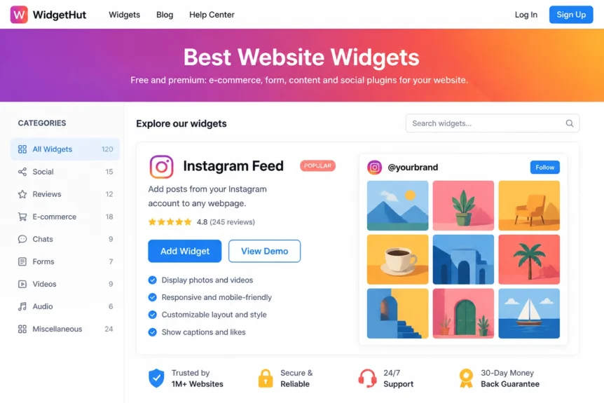 Instagram Feed Widget