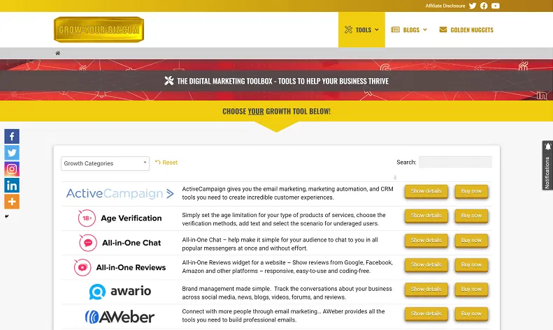 Digital Marketing Tools